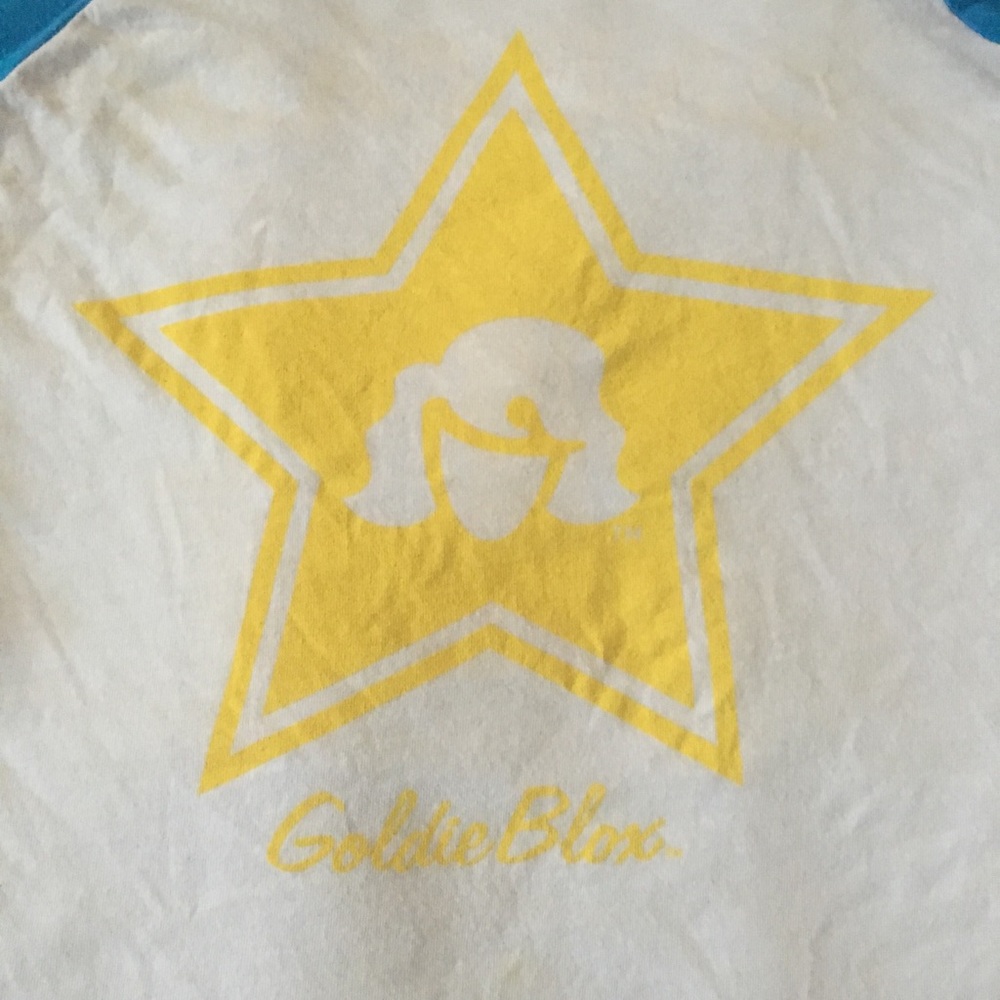 Goldie Blox  Captain Raglan Tee - Picture 2 of 4